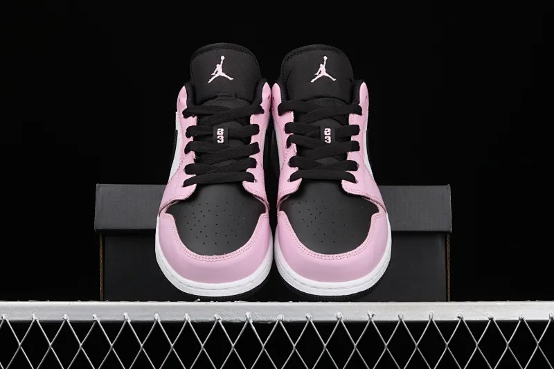 All categories Air Jordan Jordan series basketball shoes Air Jordan 1 Low G version pure original Air Jordan 1 Low AJ1 Joe 1 low top black powder 554723-601